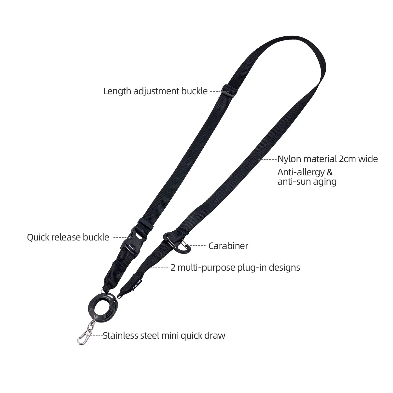Angel Wings Crossbody EDC Organizer Strap