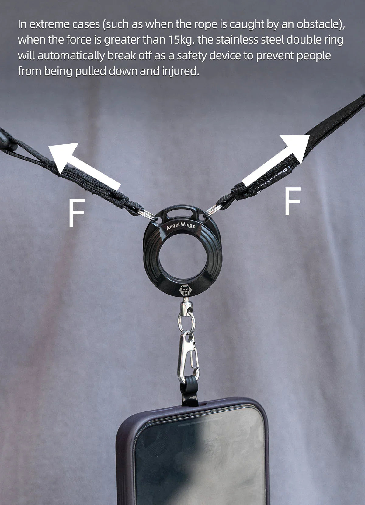 Angel Wings Crossbody EDC Organizer Strap